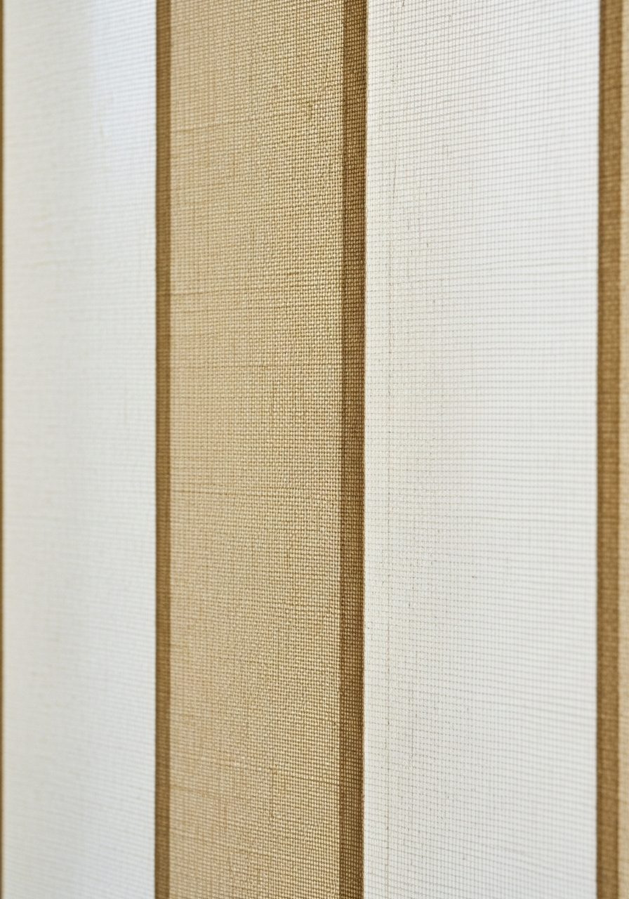 Close-up of Korean combi blind fabric texture